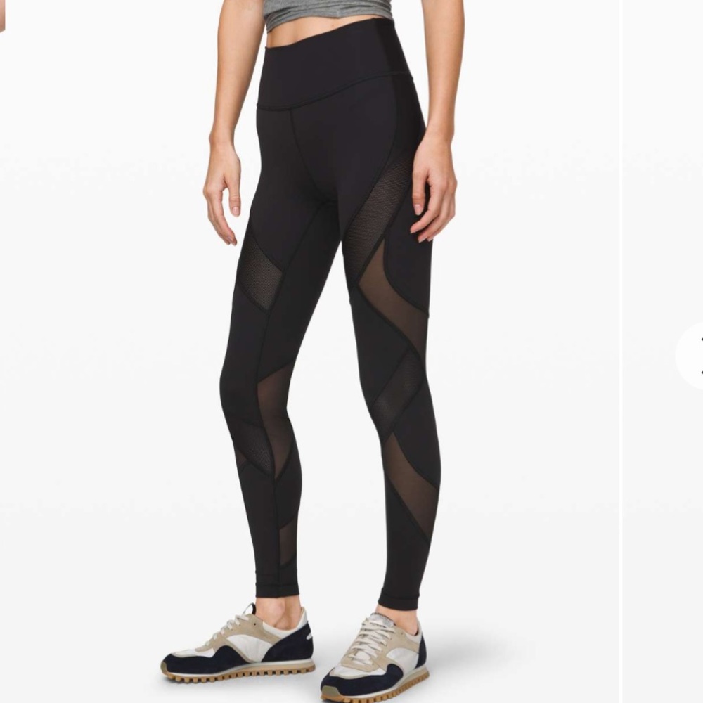 Lululemon Wunder Under High Rise Tight 28” Mesh. NWOT!